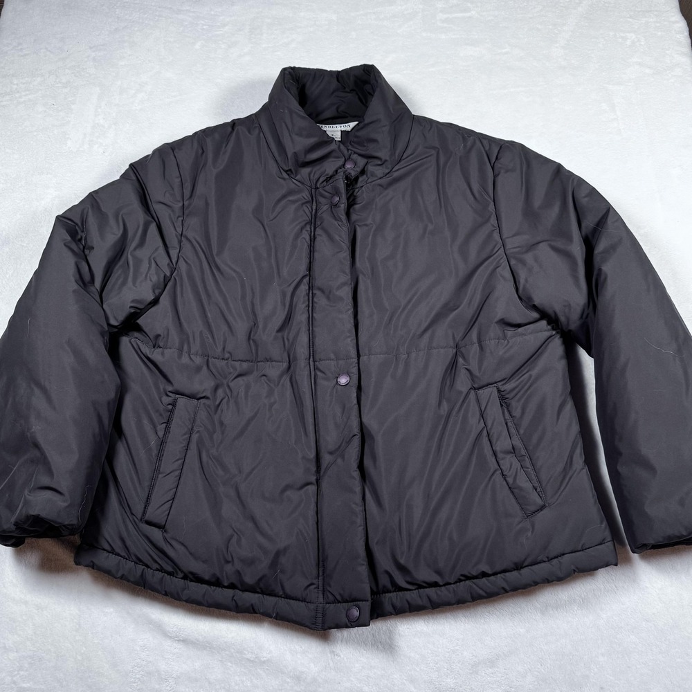 Pendleton Jacket Mens XL Brown Puffer Snap Front Insulated Winter Coat‎ Casual